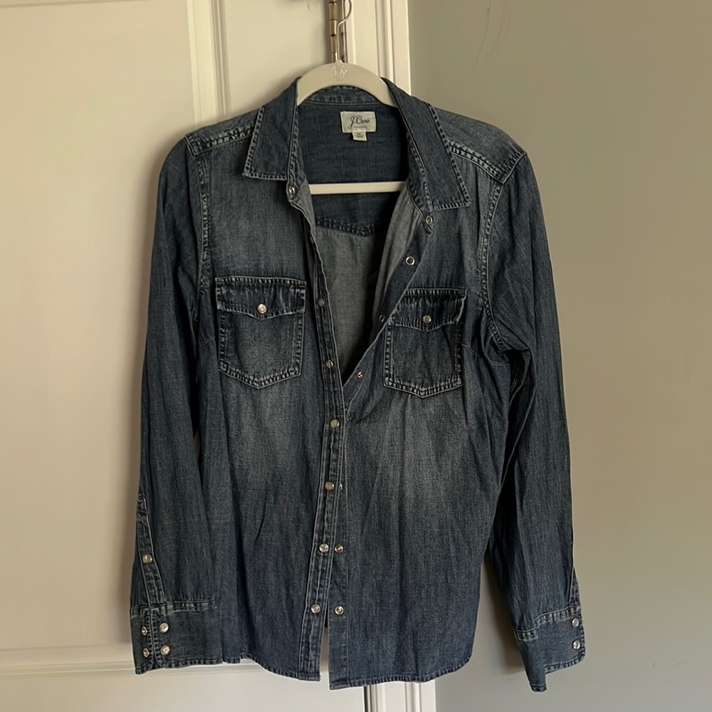 J. Crew Denim Shirt - Blue